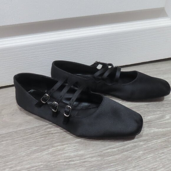 Women's Zara Satin Triple Strap Mary Jane - Picture 2 of 4
